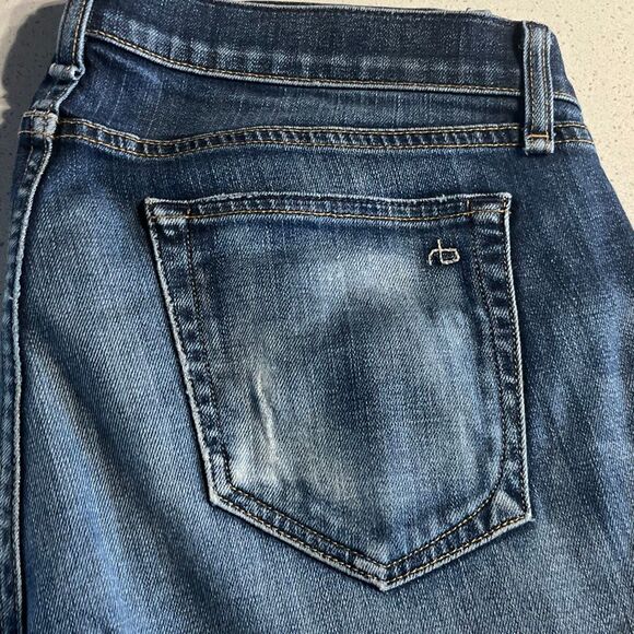 Rag & Bone Standard Issue Slim Leg Button Fly Stretch Jeans 33x32 - Picture 2 of 16